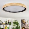 Melstad lampa sufitowa LED kolory naturalne, czarny, biały, 1-punktowy