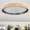 Melstad lampa sufitowa LED kolory naturalne, czarny, biały, 1-punktowy