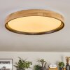 Melstad lampa sufitowa LED kolory naturalne, czarny, biały, 1-punktowy
