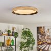 Melstad lampa sufitowa LED kolory naturalne, czarny, biały, 1-punktowy