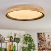 Melstad lampa sufitowa LED kolory naturalne, czarny, biały, 1-punktowy