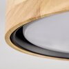 Melstad lampa sufitowa LED kolory naturalne, czarny, biały, 1-punktowy