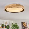Melstad lampa sufitowa LED kolory naturalne, czarny, biały, 1-punktowy