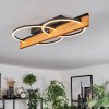 Pompu lampa sufitowa LED kolory naturalne, czarny, 1-punktowy