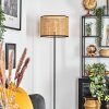 Ramila lampa stojąca naturalny, czarny, 1-punktowy