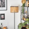 Ramila lampa stojąca naturalny, czarny, 1-punktowy