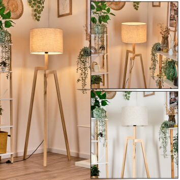 Bassagoda lampa stojąca kolory naturalne, 1-punktowy