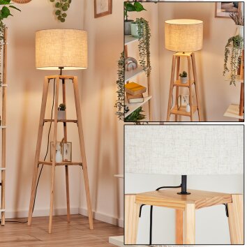 Bassagoda lampa stojąca kolory naturalne, 1-punktowy