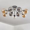 Gastor lampa sufitowa 91 cm bursztynowy, przezroczysty, przydymiony, 12-punktowe