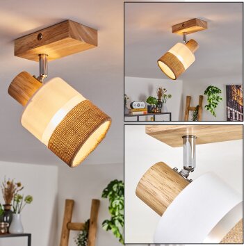 Fallhagen lampa sufitowa kolory naturalne, 1-punktowy