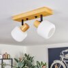 Miguas lampa sufitowa kolory naturalne, czarny, 2-punktowe