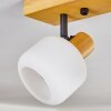 Miguas lampa sufitowa kolory naturalne, czarny, 2-punktowe