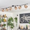 Ramila Lampa sufitowa Czarny, 6-punktowe