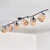 Ramila Lampa sufitowa Czarny, 6-punktowe