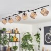 Ramila Lampa sufitowa Czarny, 6-punktowe