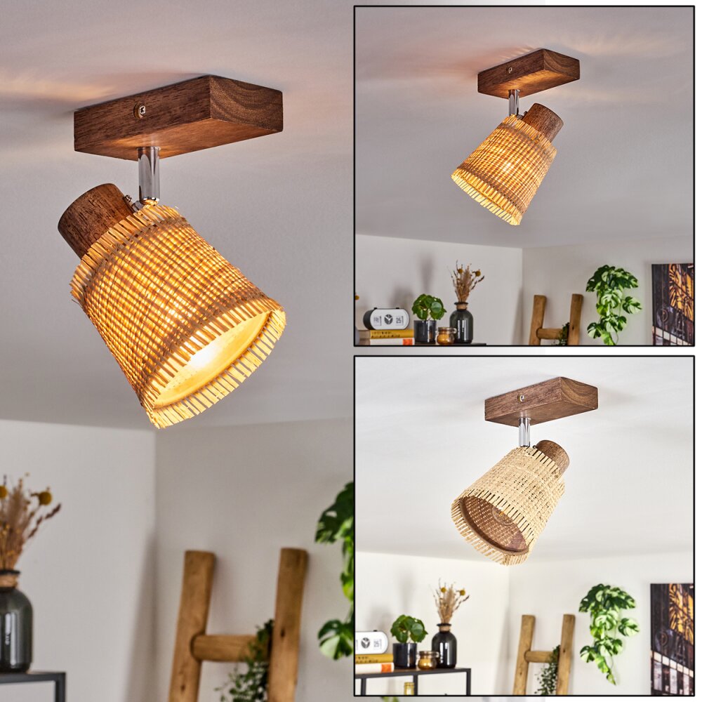 Lindberg Lampa sufitowa Chrom, Ciemnobrązowy, 1-punktowy main product photo