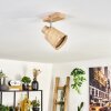 Lindberg lampa sufitowa chrom, kolory naturalne, 1-punktowy