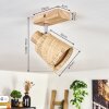 Lindberg lampa sufitowa chrom, kolory naturalne, 1-punktowy