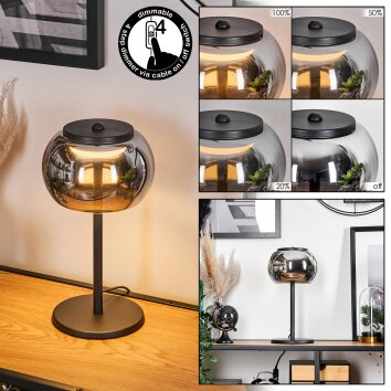 Izenave lampa stołowa, lampka do czytania LED czarny, 1-punktowy