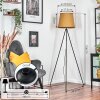 Palmeiros lampa stojąca, lampka do czytania czarny, 1-punktowy