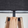 Bassagoda lampa stojąca kolory naturalne, czarny, 1-punktowy