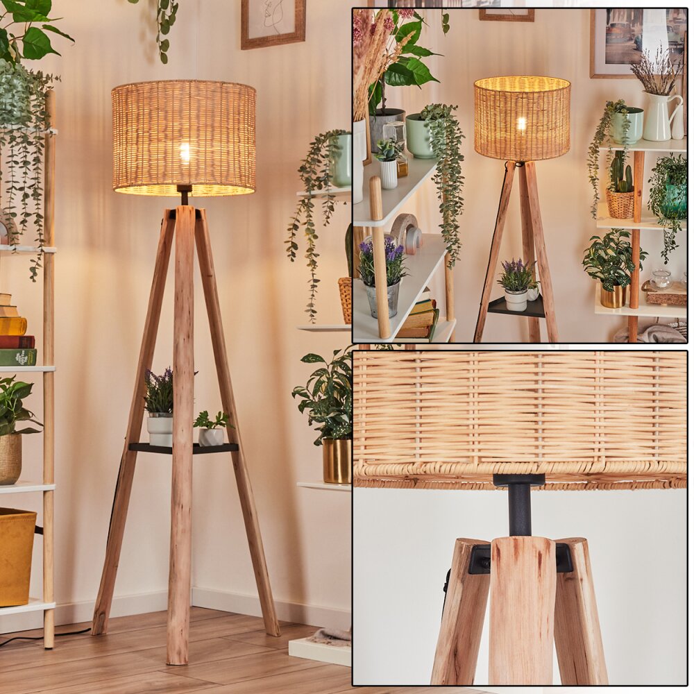 Cavaca Lampa stojąca Ecru, Czarny, 1-punktowy main product photo