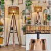 Cando lampa stojąca kolory naturalne, czarny, 1-punktowy