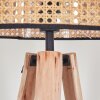 Ramila lampa stojąca naturalny, czarny, 1-punktowy