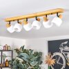 Miguas lampa sufitowa kolory naturalne, czarny, 6-punktowe