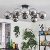 Gastor Lampa sufitowa 83 cm Chrom, Przydymiony, 10-punktowe
