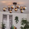 Gastor Lampa sufitowa 83 cm Chrom, Przydymiony, 10-punktowe
