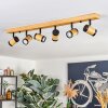 Martim lampa sufitowa kolory naturalne, czarny, 6-punktowe