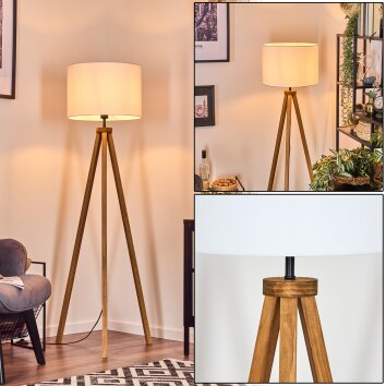 Bassagoda lampa stojąca kolory naturalne, 1-punktowy