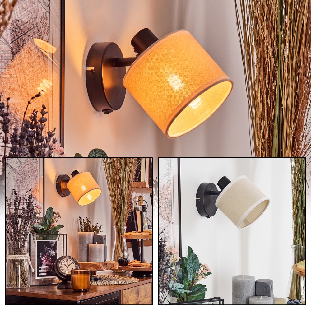 Bassagoda Lampa ścienna Czarny, 1-punktowy main product photo