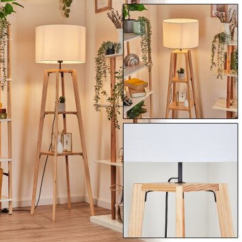 Bassagoda lampa stojąca kolory naturalne, 1-punktowy