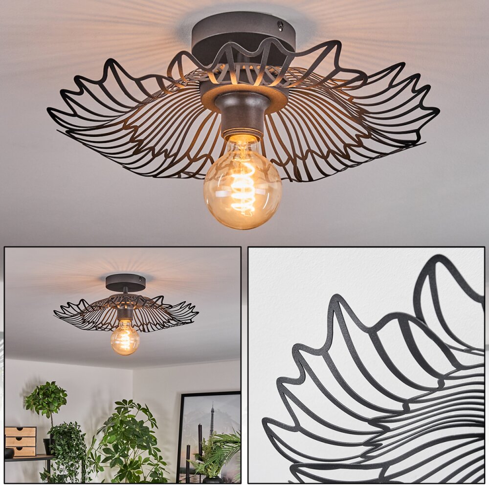 Cristelo Lampa sufitowa Czarny, 1-punktowy main product photo