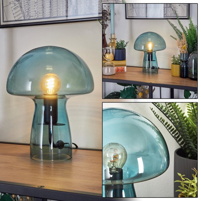 lampa grzyb  Almagre lampa stołowa czarny, 1-punktowy