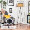 Ramila lampa stojąca naturalny, czarny, 1-punktowy