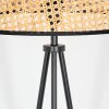 Ramila lampa stojąca naturalny, czarny, 1-punktowy