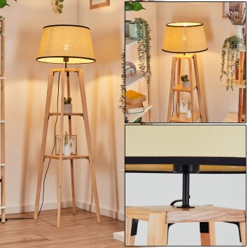 Chellas lampa stojąca kolory naturalne, 1-punktowy