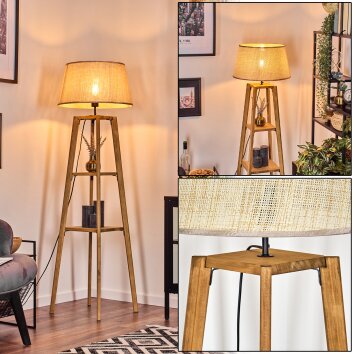 Sabadim lampa stojąca kolory naturalne, 1-punktowy