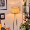 Chellas Lampa stojąca beige, Czarny, 1-punktowy