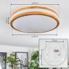 Sofo Lampa sufitowa LED Biały, 1-punktowy, Zdalne sterowanie