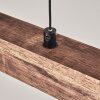 Carbellino Lampa wisząca Ciemnobrązowy, Czarny, 1-punktowy