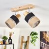 Fallhagen lampa sufitowa chrom, kolory naturalne, 2-punktowe