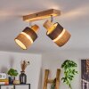 Fallhagen lampa sufitowa chrom, kolory naturalne, 2-punktowe