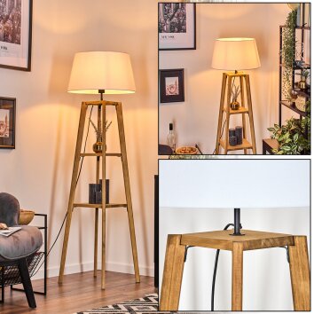 Bassagoda lampa stojąca kolory naturalne, 1-punktowy