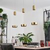 Dingersjo Lampa wisząca, Lampa wisząca LED Mosiądz, 3-punktowe