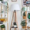 Bassagoda lampa stojąca kolory naturalne, czarny, 1-punktowy