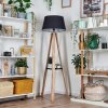 Bassagoda lampa stojąca kolory naturalne, czarny, 1-punktowy